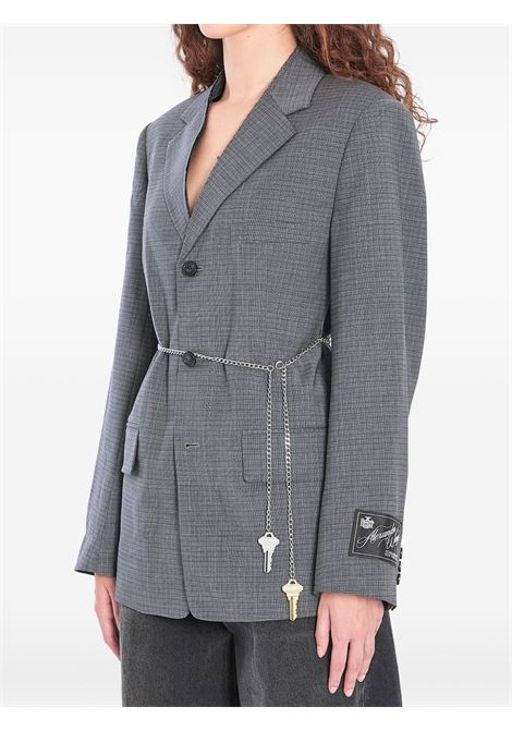 Grey detachable chain-link blazer Alexander Wang - women ALEXANDER WANG | 1WC3252663085